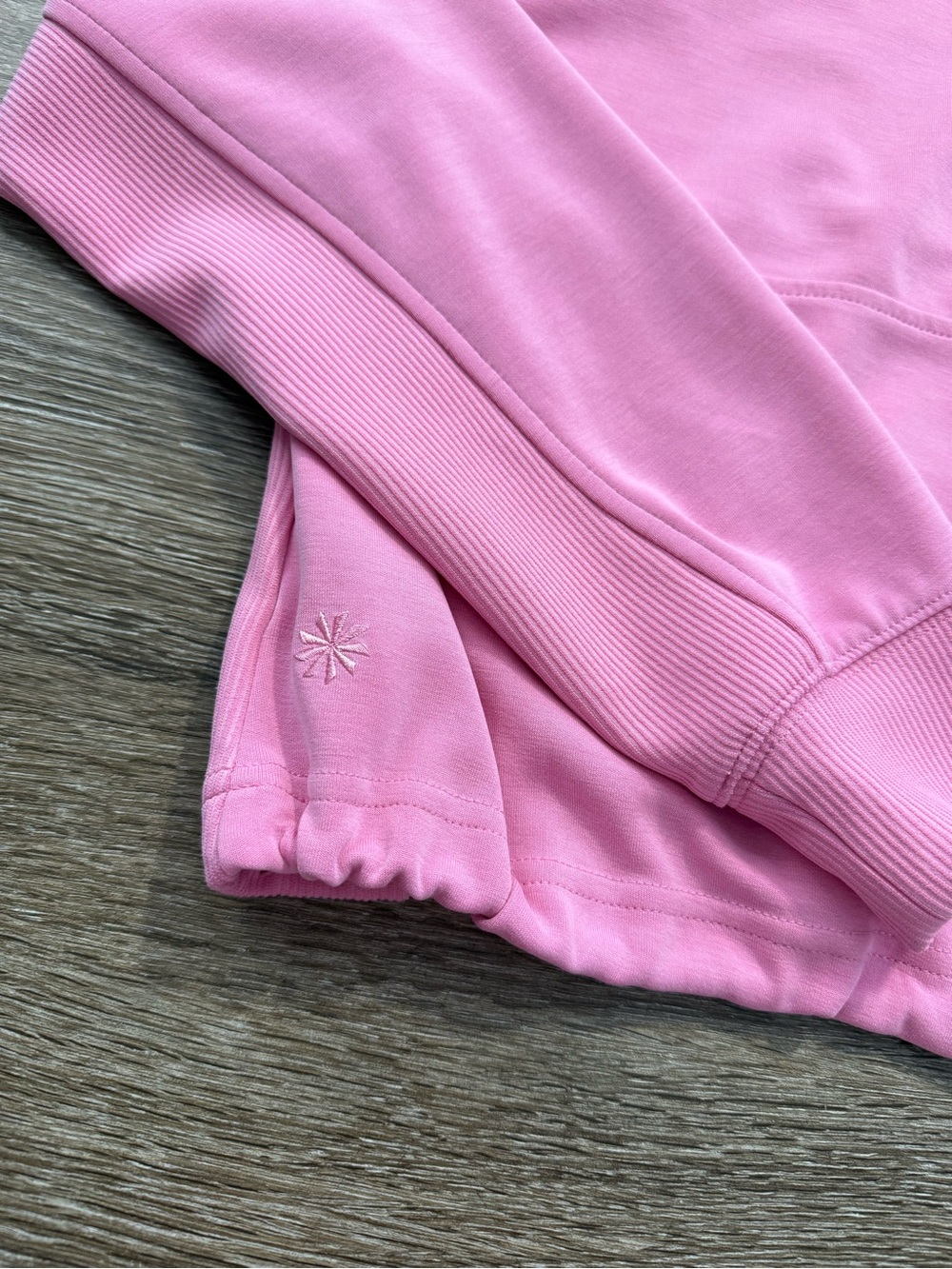 Athleta Seasoft Rib 1/4 Zip Popover Raphanus Pink - Picture 5 of 5